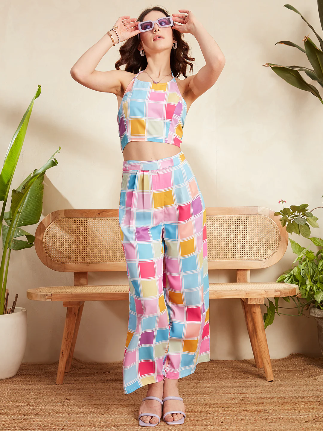 Check Co-ord Set