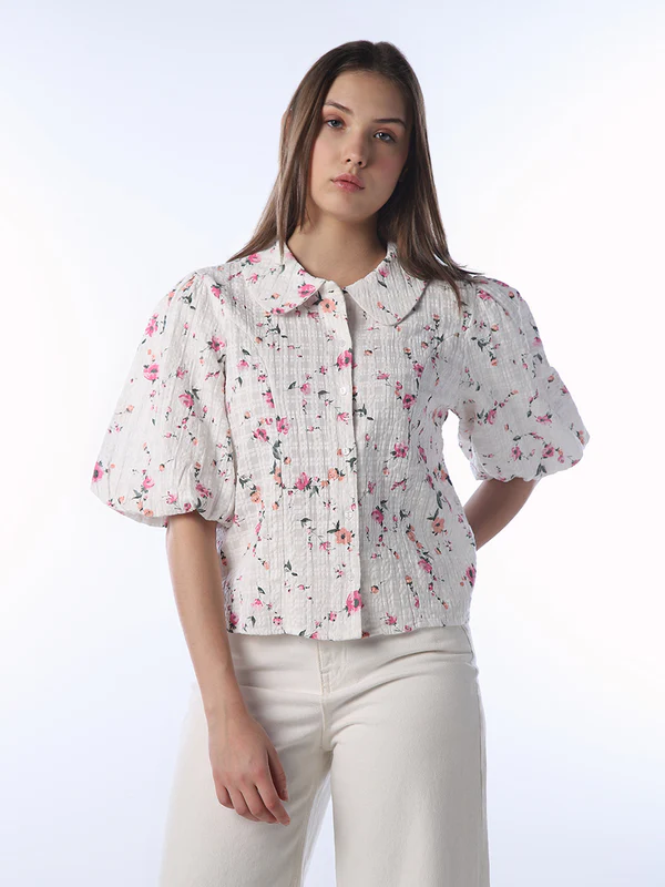 Ruffle Collar Shirt