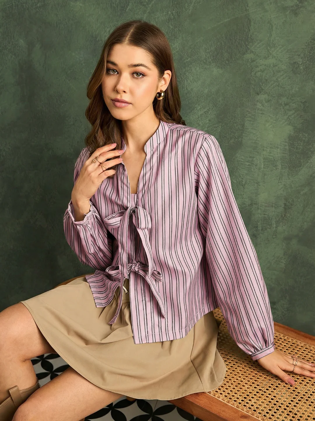 Solid Satin Shirt