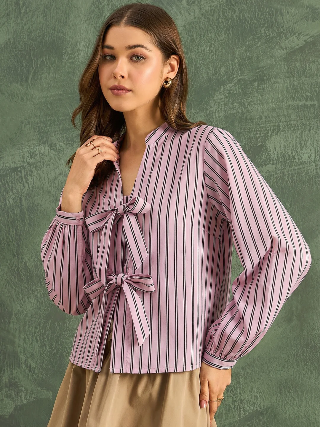 Solid Satin Shirt