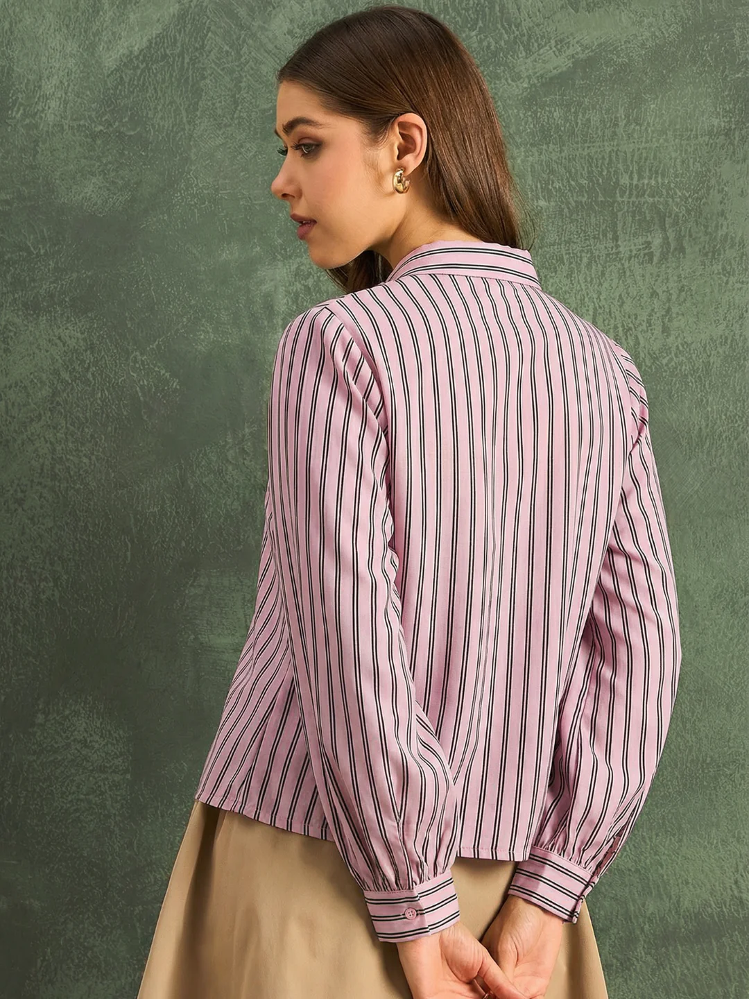 Solid Satin Shirt
