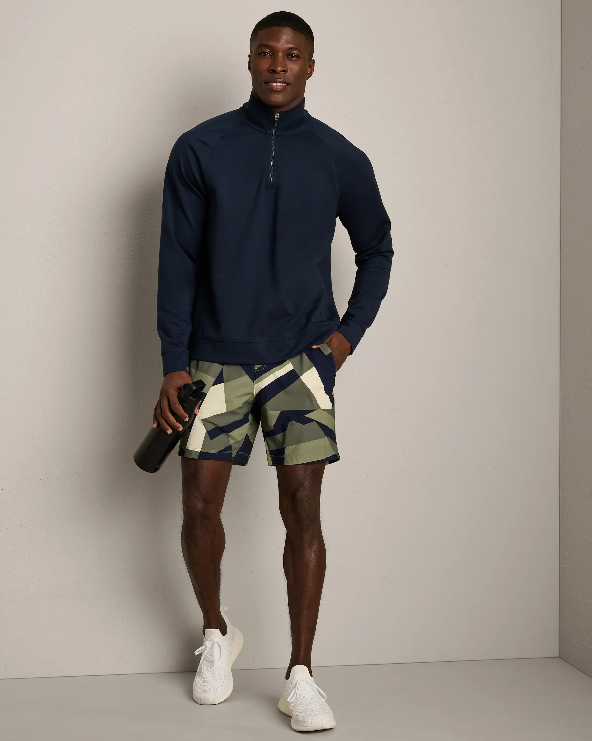 Camo Print Shorts
